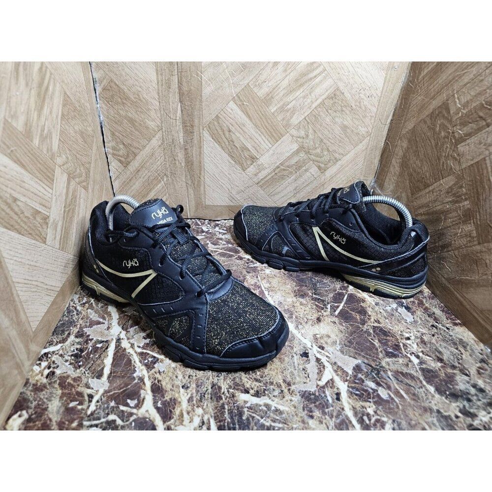 Ryka Women's Fashion Vida Rzx Training Running Black Shoes Size 8.5